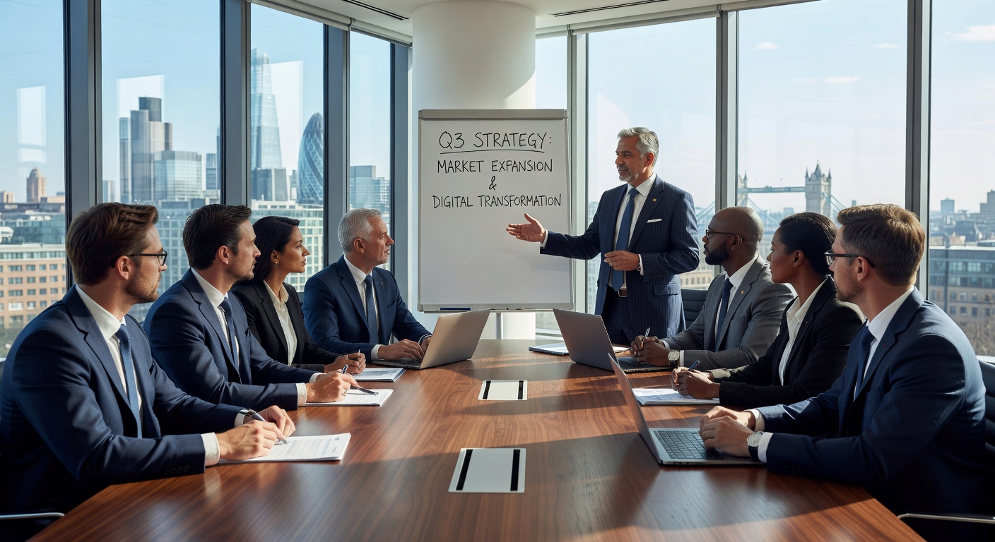 Meridian Advisory team in a professional London meeting